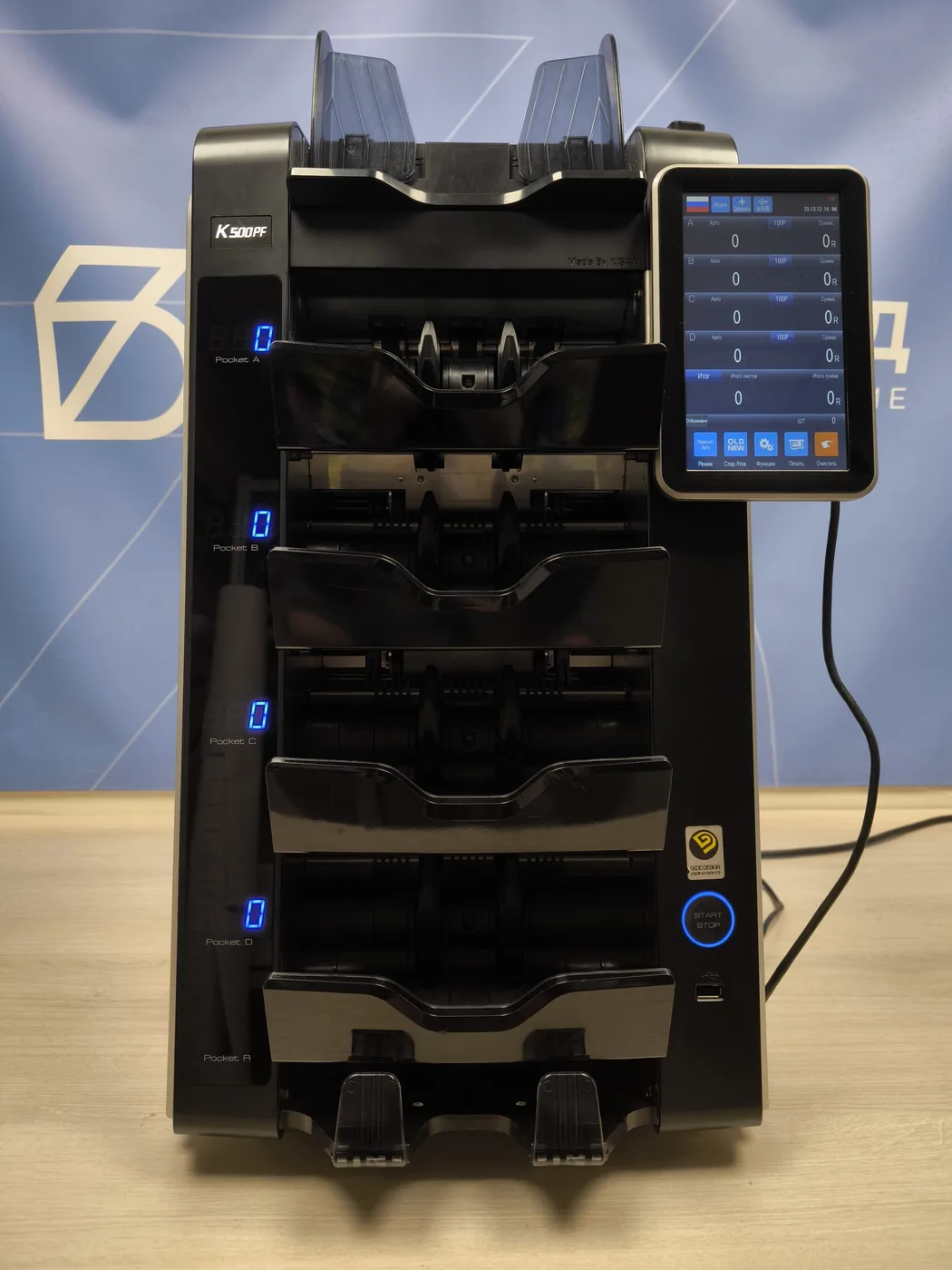 Kisan K500PF — счётчик-сортировщик банкнот